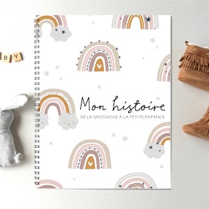 Livre De Bebe Arc En Ciel Journal De Bebe Fille Livre De Etsy