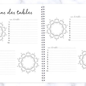 Planificateur de Mariage, Journal de Mariage, Mariage, Planificateur, Fiancailles, Journal de future mariée, Agenda de Mariage, CP, LW40F image 10