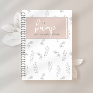Pregnancy Journal, Pregnancy Planner, Pregnancy Diary, Baby Book, Pregnancy Gift, Pregnancy Book, Monochrome baby nursery, Baby Gift, MG72