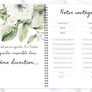 Planificateur de Mariage, Journal de Mariage, Mariage, Planificateur, Fiancailles, Journal de future mariée, Agenda de Mariage, CP, LW40F image 2