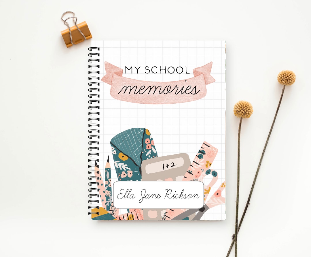 【別倉庫からの配送】 School Memories School My Book, School Journal, Memories ノート