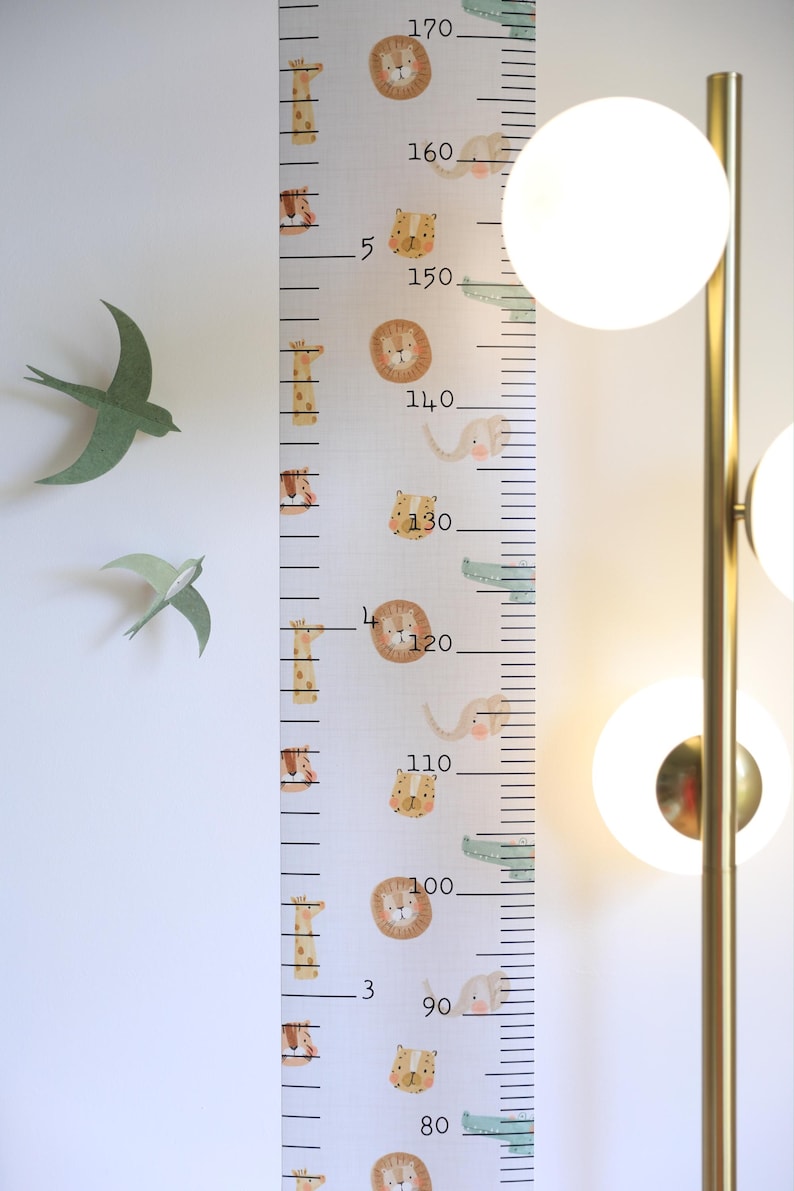 Growth Chart, Children Height Growth Chart, Children Bedroom Decor