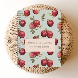 Livre de recettes personnalisé, Livre de recette familial, recettes de famille, souvenirs de famille, livre de cuisine familial, CU47f
