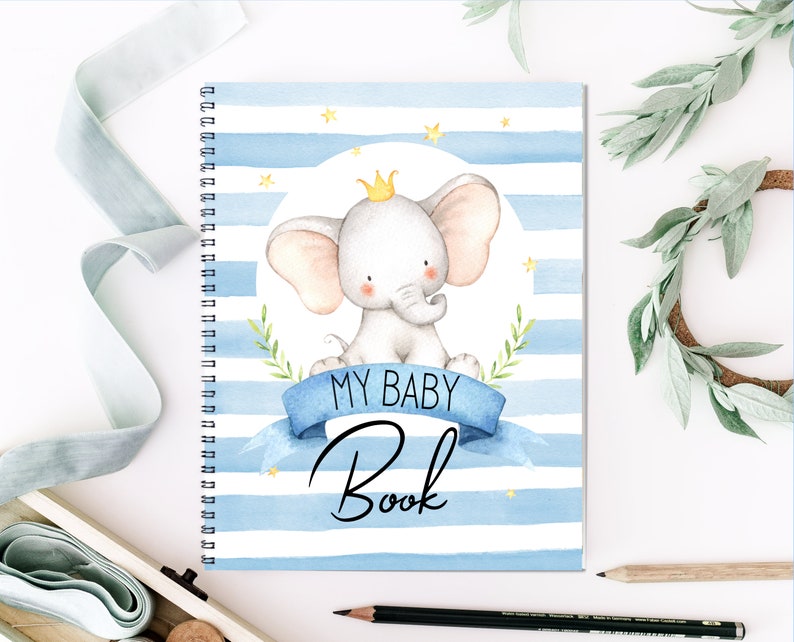 Baby Book Baby Boy Gift Baby Shower Gift Memory Book Photo Etsy