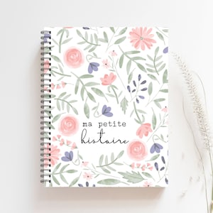 Livre de bébé, Cadeau de Naissance Bébé, Album bébé garçon, Décor Chambre de Bébé Fille, Album de Naissance, Cadeau de Shower Bébé,  M214F