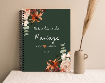 Planificateur de Mariage, Journal de Mariage, Mariage, Planificateur, Fiancailles, Journal de future mariée, Agenda de Mariage, CP, LW49F