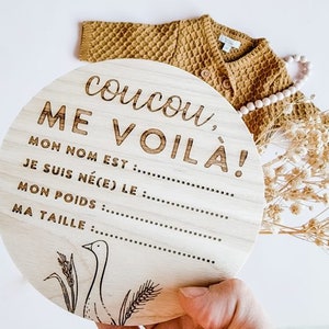 Pastille de naissance, Annonce de naissance, cadeau pour bébé, future maman, baby wood disks, bébé garçon, cadeau de shower, grossesse