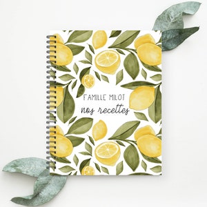 Livre de receitas personalizadas, Livre de receitas de família, souvenirs de família, livre de cozinha familiar, papelaria, C20