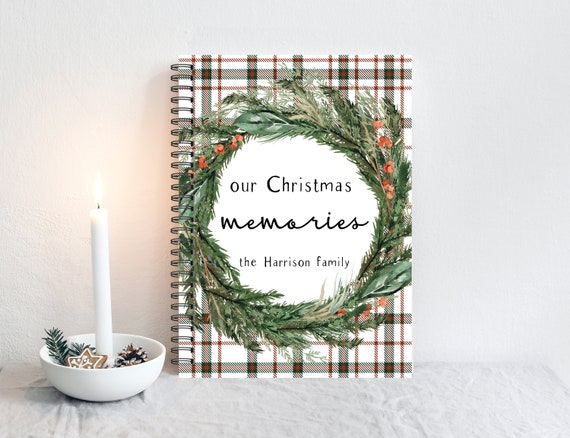 Christmas Memories, Christmas Memory Book, Memory Album, Christmas