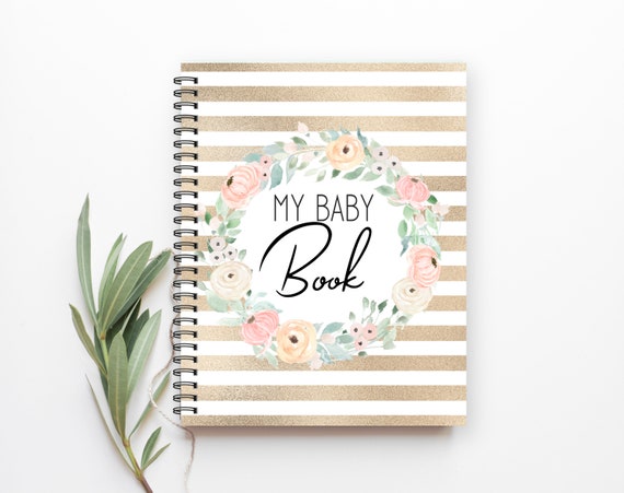 Burger Voorafgaan Fonetiek Baby Journal Baby Girl Book Baby boek Baby Mijlpalen Boek - Etsy Nederland