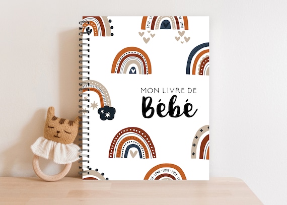 Livre De Bébé Arc-en-ciel, Cadeau De Naissance Bébé, Album Bébé Garçon,  Chambre De Bébé Unisexe, Cadeau Shower Bébé, Bébé Arc-en-ciel, M169F 