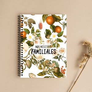 Livre de recettes personnalisé, Livre de recettes de famille, souvenirs familiaux, livre de cuisine, papeterie, livre, journal, CU45F