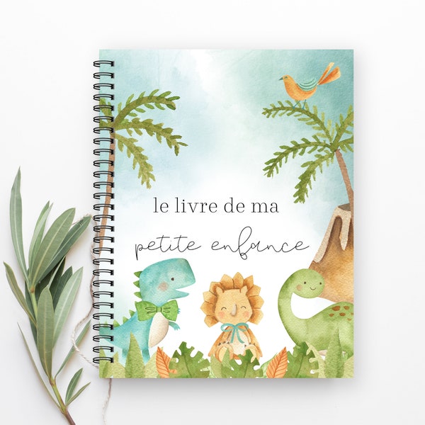 Livre de la petite enfance, Bébé Dinosaure, album petite enfance, livre enfant, livre préscolaire, Souvenirs enfant, Cadeau maman, E6