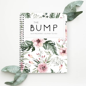 Pregnancy journal, Pregnancy Planner, My Pregnancy Album, The Bump Book, Baby Shower Gift, pregnancy diary, Baby Girl  Gift, MG16