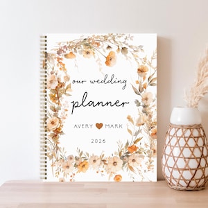 Planificador de bodas, Despedida de soltera, Libro de planificación de bodas, Libro para la futura esposa, Regalo de compromiso, Regalo de despedida de soltera, Cuaderno de planificación de bodas, LW52A