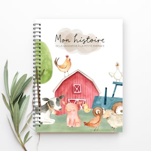 Livre de Bébé, Journal de bébé Unisexe, Bébé, Livre de Naissance, Livre Petite Enfance, Journal de Grossesse, Journal de Grossesse, C43