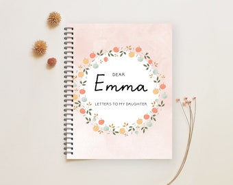 Letters to my daughter, Letters to my child, as I watch you grow, baby book, diary, letters to my baby, baby journal, journal, notebook, L1A