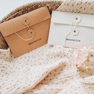 Enveloppe souvenirs, memories envelope, keepsake envelope, add on for book