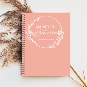 Livre de bébé, Cadeau de Naissance Bébé, Album bébé garçon, Décor Chambre de Bébé Unisexe, Cadeau de Shower Bébé, Décor Scandinave, M222F