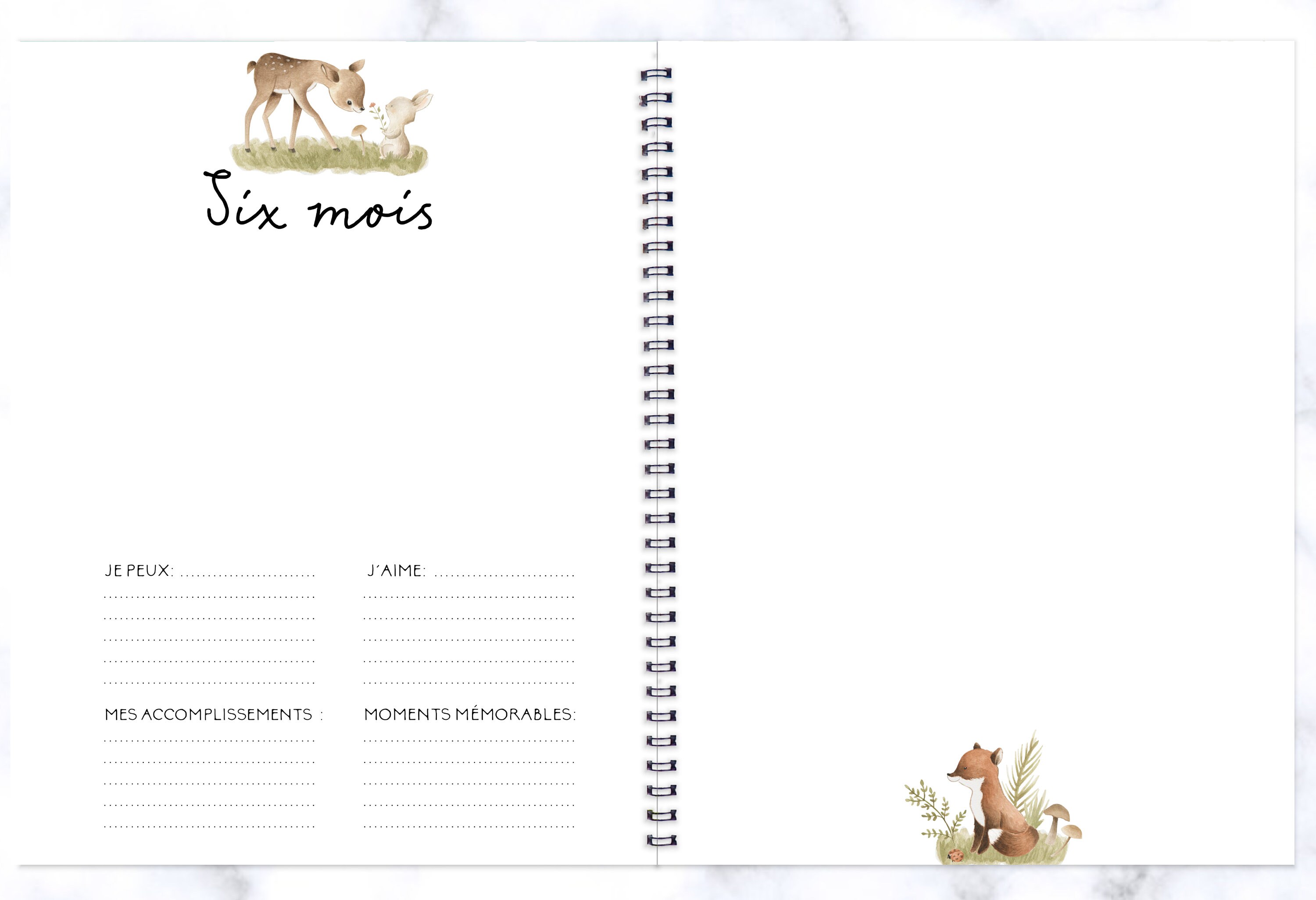 Page De Garde Cahier Du Jour Cp Lmeb Livre De Bébé Journal De Bébé Unisexe Bébé Livre De - Etsy UK