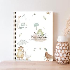 Livre de Bébé, Journal de naissance, Cadeau de Naissance, Livre de Naissance, Journal de Grossesse, Album souvenirs pour bébé, C90F