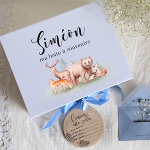 Personalized Baby Memory Box, Custom Baby Keepsake Box, Newborn Baby Gift, Baby Shower Gift, New Mom Gift, New Baby Gift, BP18