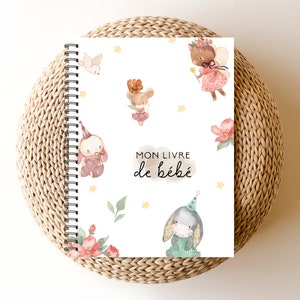 Livre de Bébé, Journal Bébé, Journal de Grossesse, Cadeau pour Future Maman, Cadeau de Naissance, Livre de Naissance, Livre Grossesse, BF117