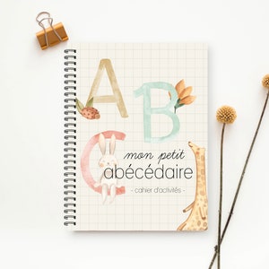 PRÉLANCEMENT * Mon petit abécédaire、petit abédédaire Personalisable、apprentissage、cahier d'activités、cahier de l'alphabet