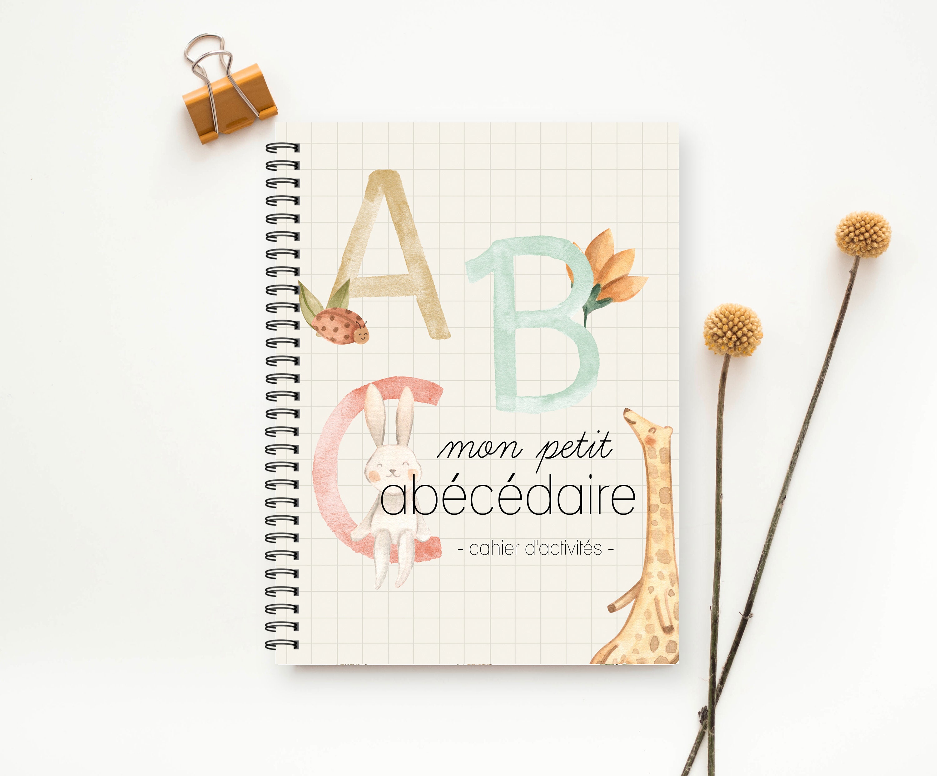 Page De Garde Cahier All My Little Plans PRÉLANCEMENT Mon petit abécédaire petit abédédaire - Etsy France