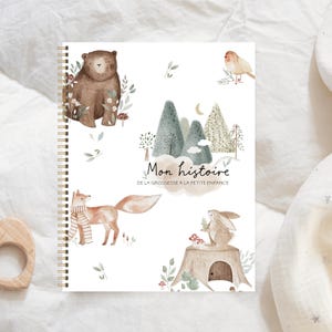 Livre de Bébé, Journal de naissance, Cadeau de Naissance, Livre de Naissance, Journal de Grossesse, Album souvenirs pour bébé, C89F