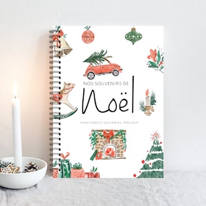 Souvenirs de Noël, Cadeau de Noël, Traditions de Noël, papeterie Noël, souvenirs tesmps des fêtes, Album Souvenirs, Album Photos Noël,  LN8