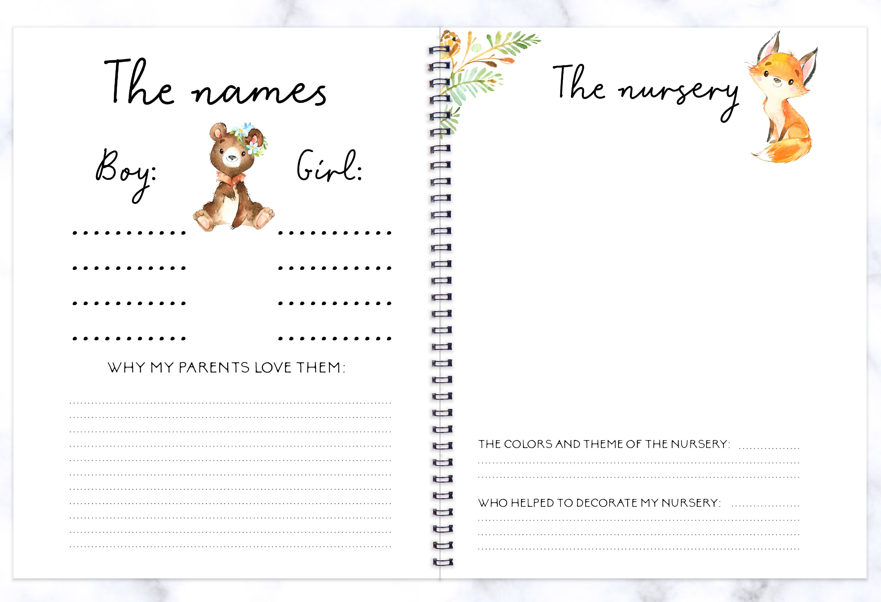 Baby Book Gifts for Mom Mom Gift Pregnancy Journal Baby Etsy Canada