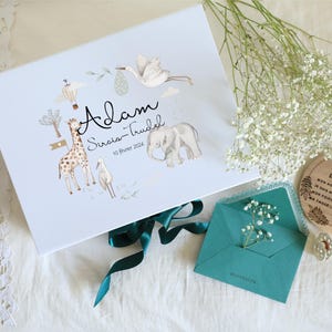 Personalized Baby Memory Box, Custom Baby Keepsake Box, Newborn Baby Gift, Baby Shower Gift, New Mom Gift, New Baby Gift, BP07