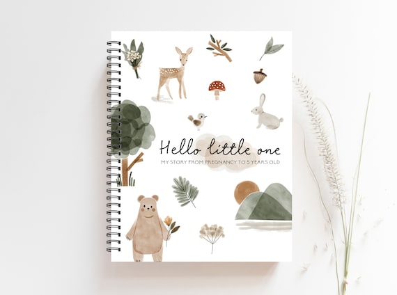 Baby Book Baby Shower Pregnancy Journal Baby Gift Baby - Etsy