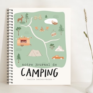Souvenirs de camping, Souvenirs de Voyages, Journal de Camping, Planification de voyages, Album de Camping, CAM1