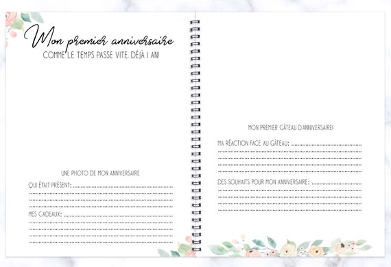 Album De Bebe Fille Livre De Bebe Journal Bebe Fille Album Etsy Ireland