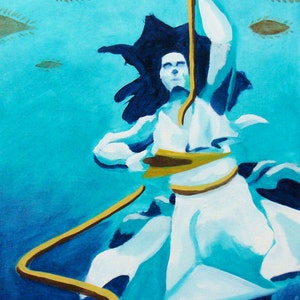 Hydna  - Original Oil Painting on Canvas 11x14 Inches