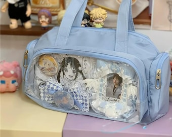 Borsa a tracolla Anime Harajuku Ita Display / Zaino scolastico estetico casual - ItaBagUS®