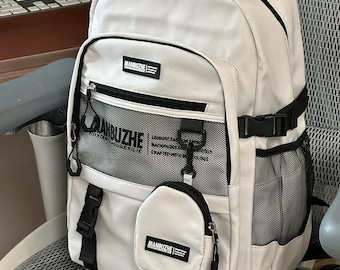 Zaino casual da viaggio in stile Harajuku coreano / Zaino scolastico estetico / Zaino casual da giorno - ItaBagUS®