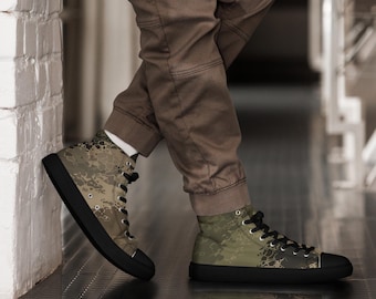 MTC-X Multi-Terrain CAMO | Original All-Terrain Performance Camouflage Herren High-Top-Segeltuchschuhe