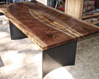 Live Edge Walnut Table