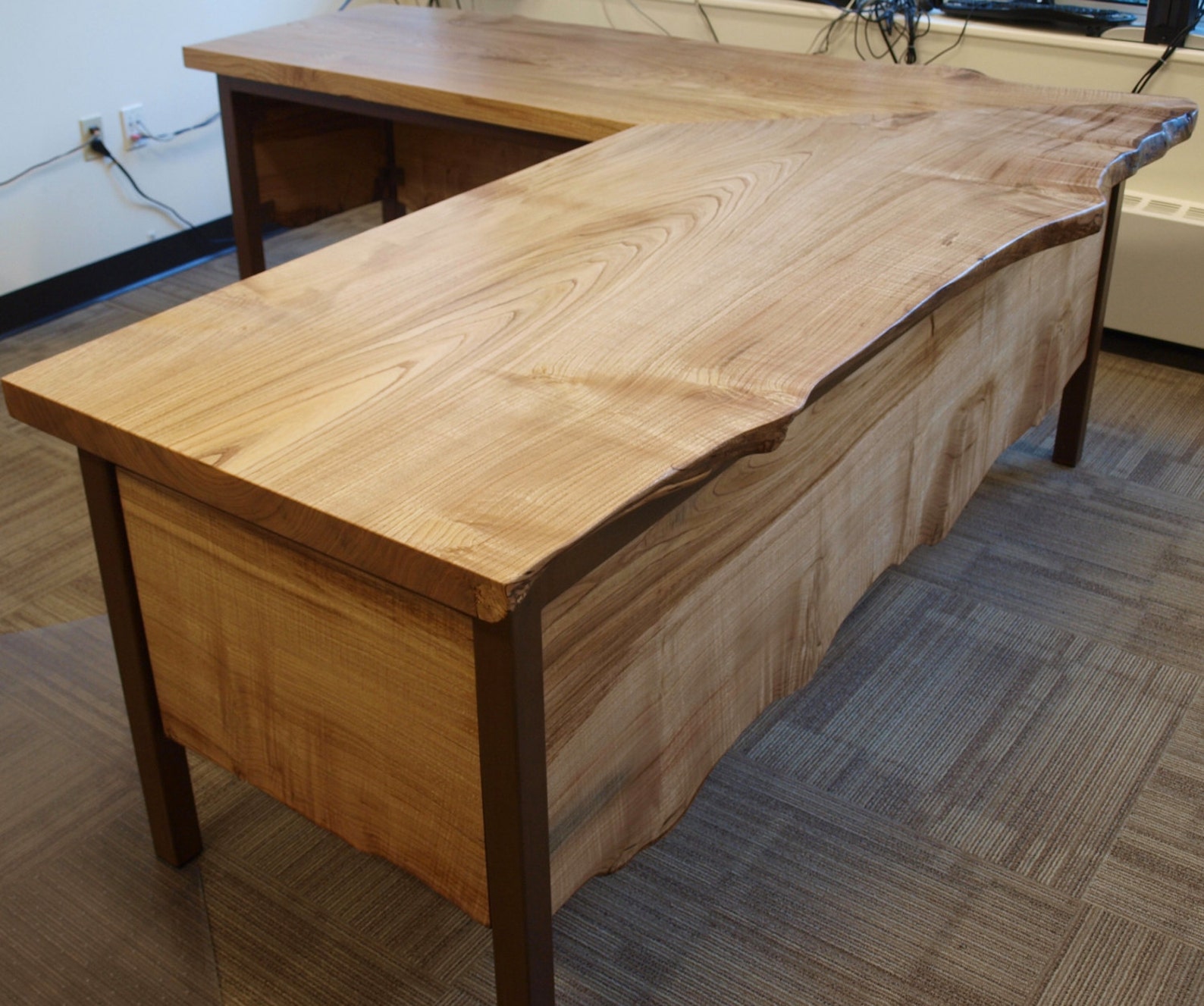 Live Edge Desk Etsy