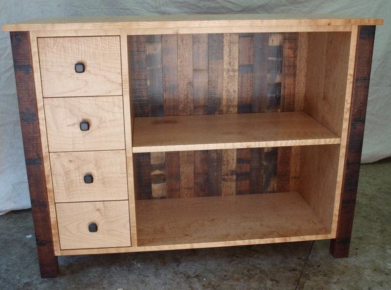 Maple and reclaimed wood Cabinet image 1