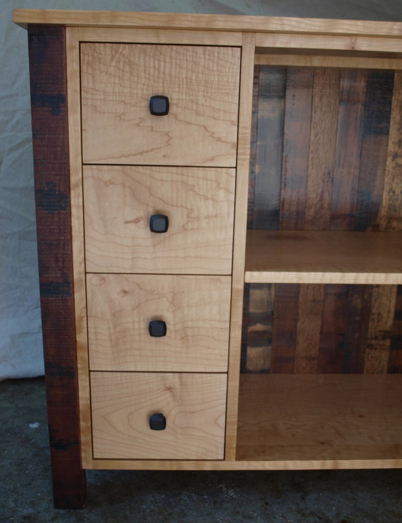 Maple and reclaimed wood Cabinet image 3