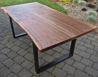 Live Edge Walnut Table