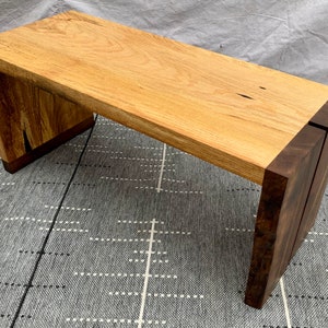 Oak & Walnut Bench