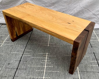 Oak & Walnut Bench