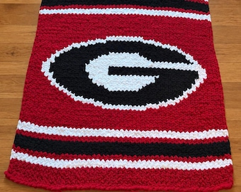 University Of Georgia Chunky Knit Blanket