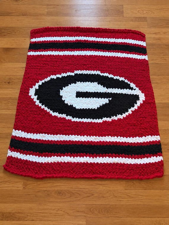 University Of Georgia Chunky Knit Blanket