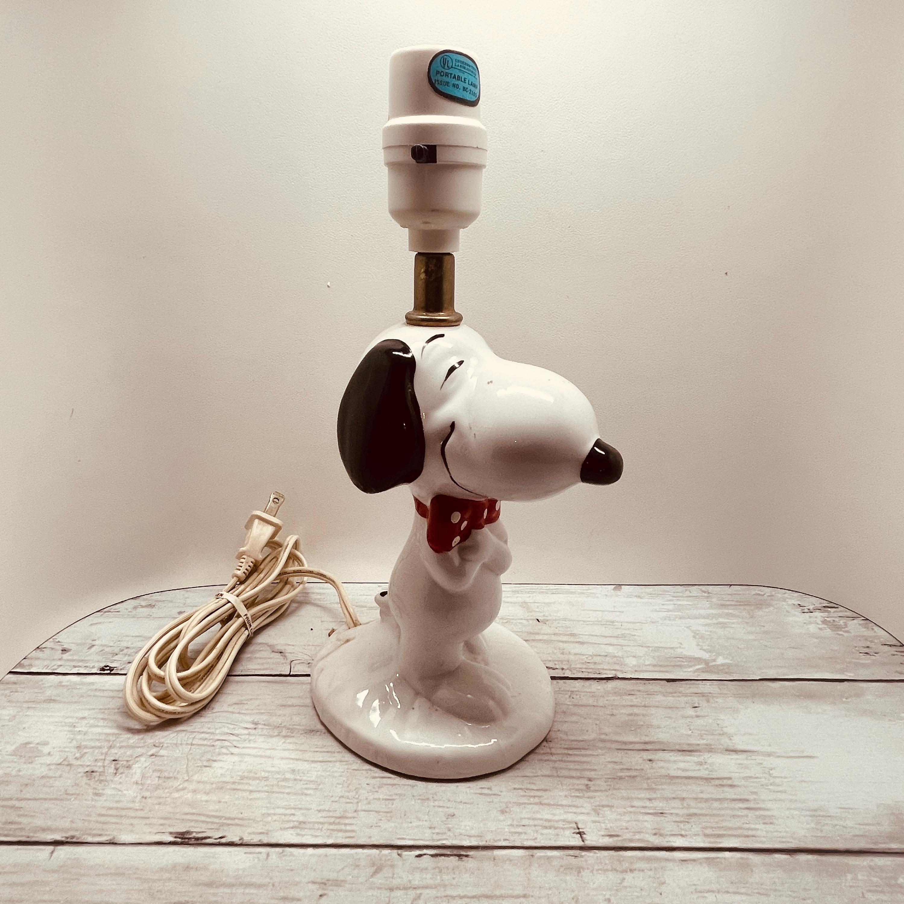 Vintage Snoopy Lamp - Etsy
